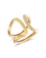 Anello Nanis Donna Libera in Oro giallo Diamante 0.07 Ct AS5-602-14 - AS5-602-15